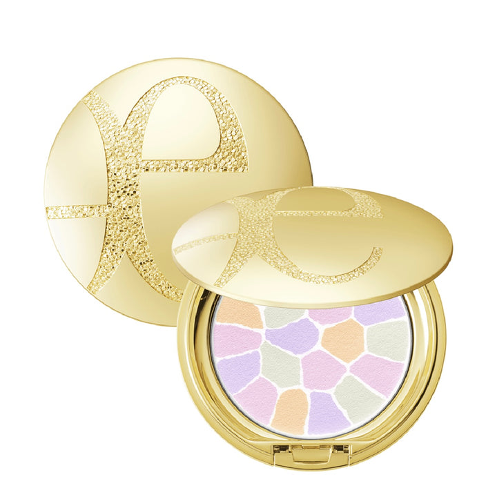 COSME Awards Elégance Happy Face Honey Pressed Powder E Large Powder Color 1 Portable Pack