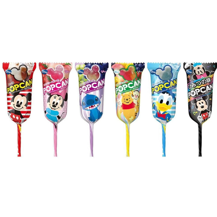 Glico Popcan Disney Assorted Soda Lollipop 1 Piece (10g Each) Yui mart
