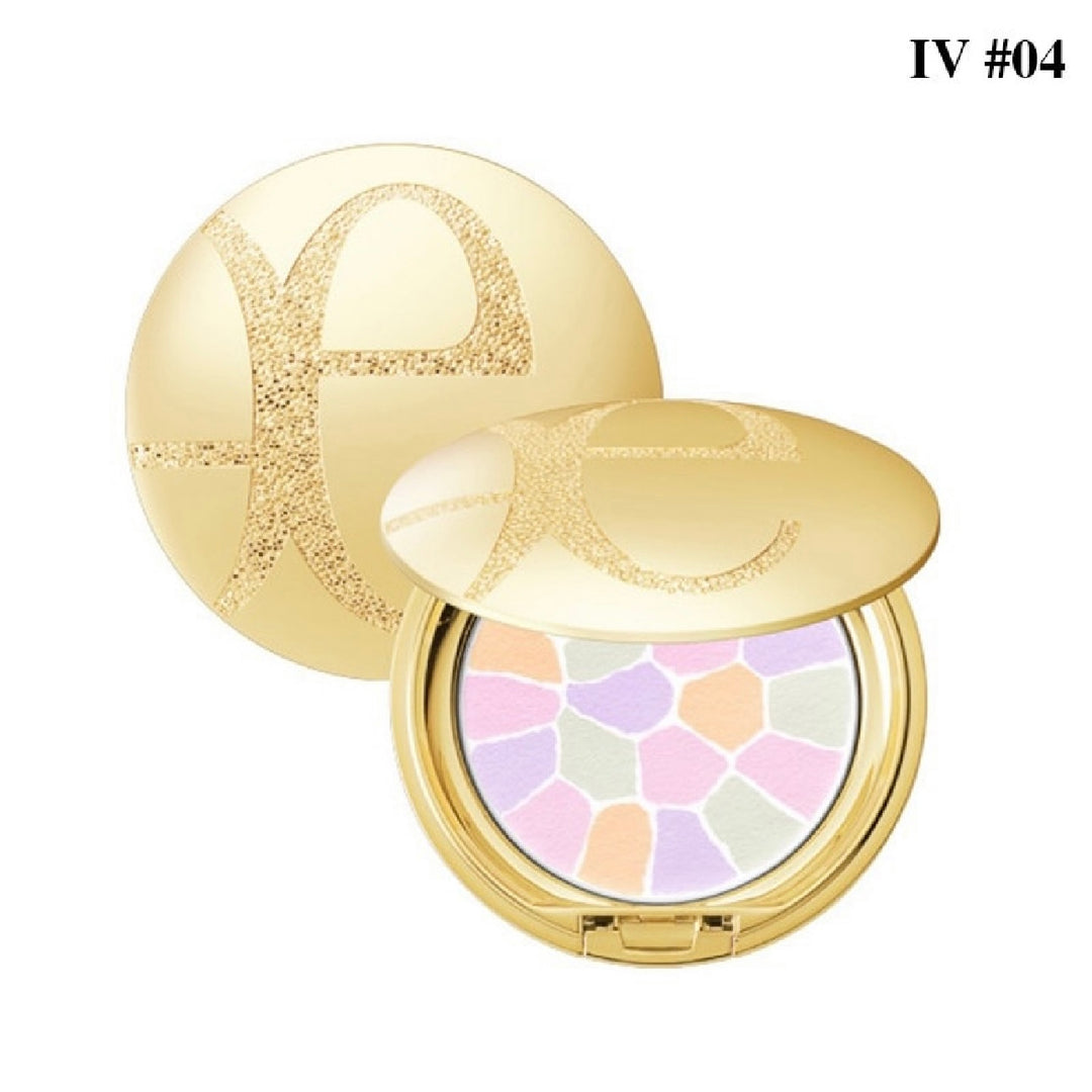 COSME Awards Elégance Happy Face Honey Pressed Powder E Large Powder Color 4 Portable Pack
