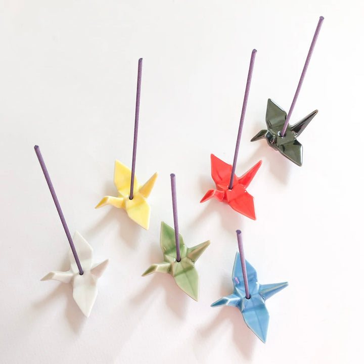 Nippon Kodo Crane Incense Holder