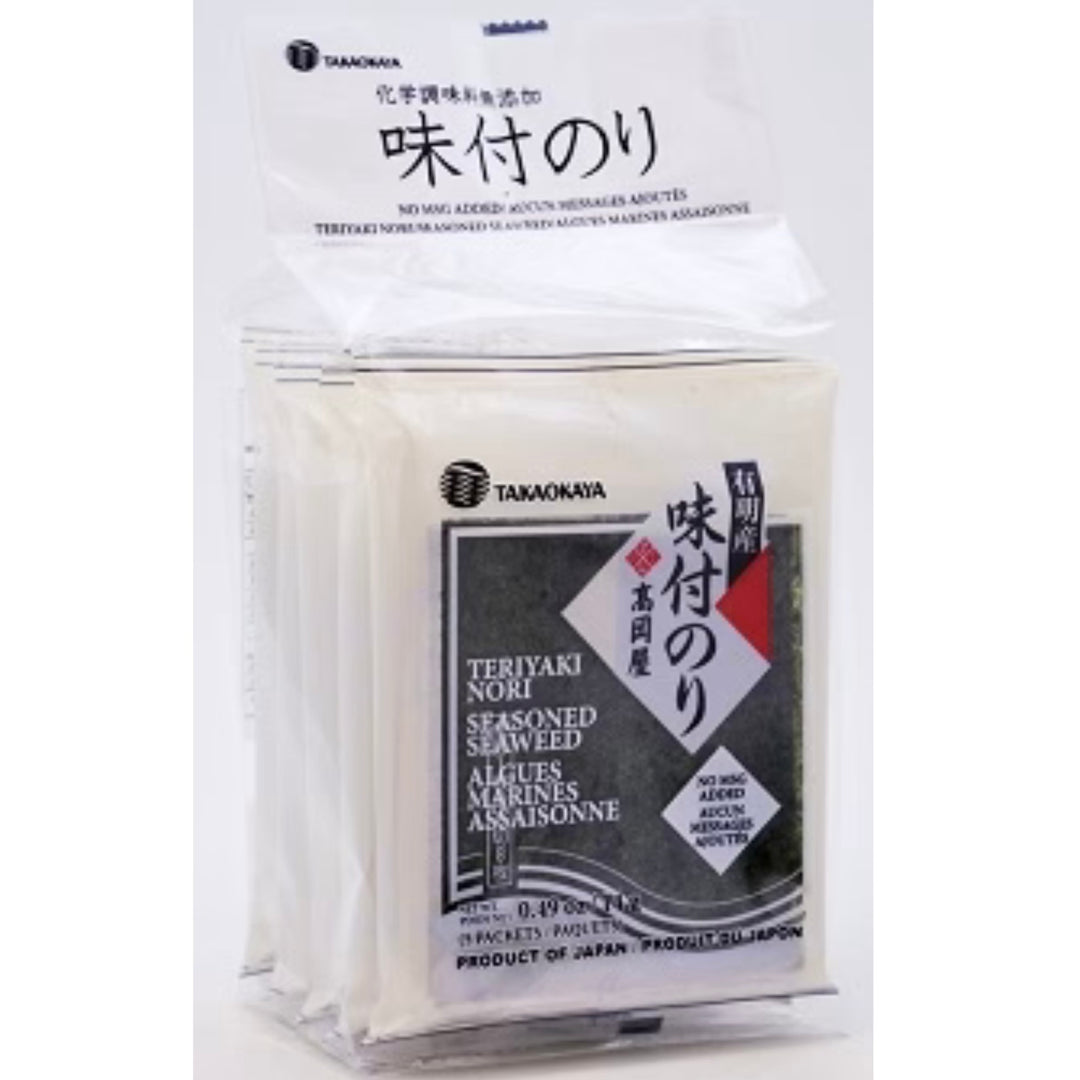 Teriyaki Nori 5P (Nori From Ariake Sea, No Msg Added)
