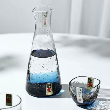 Toyo Sasaki Yachiyo Kiln starry sky wine jug and wine glass set 1 wine jug 2 cups