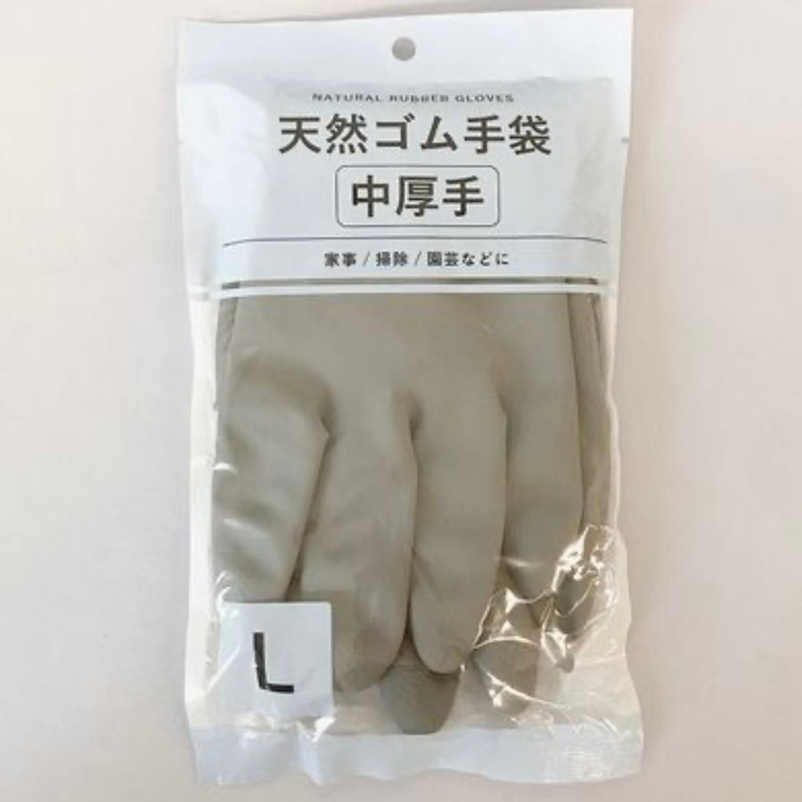 Rubber gloves medium thickness L GY Yui mart