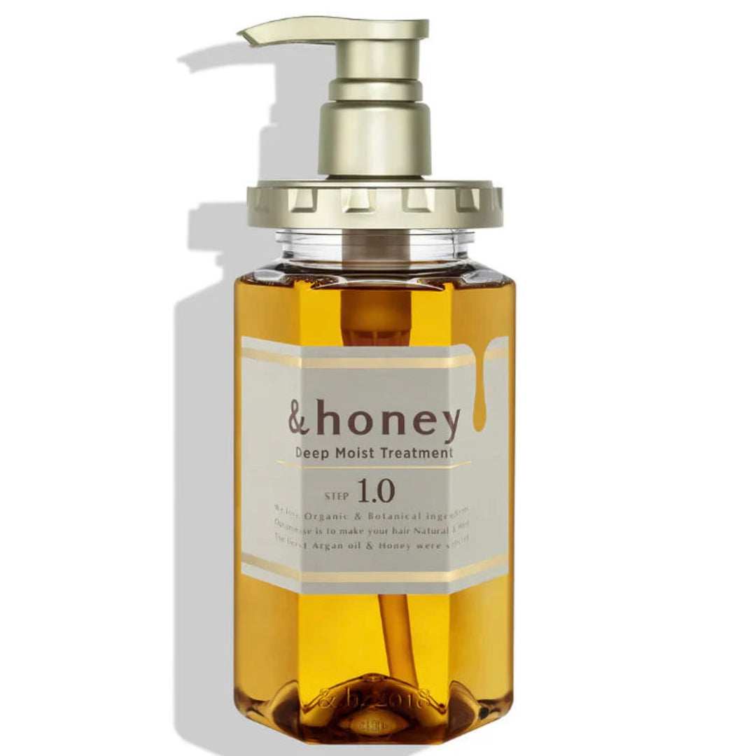 &Honey Andi Hanako Honey Shampoo  440ml Natural Silicone-free Deep Nourishing