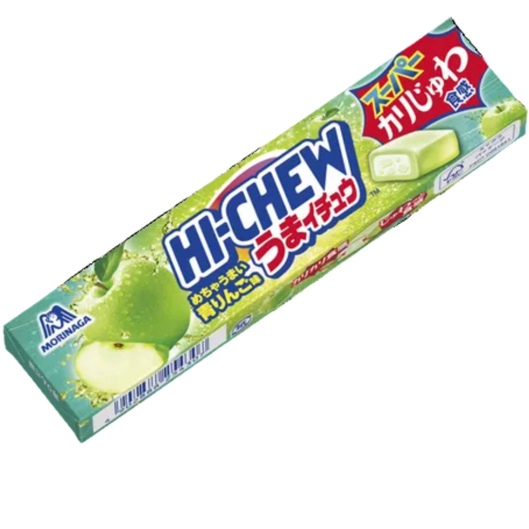 MORINAGA HI-CHEW Jelly Gummy Candy Green Apple, 2.07 oz Yui mart
