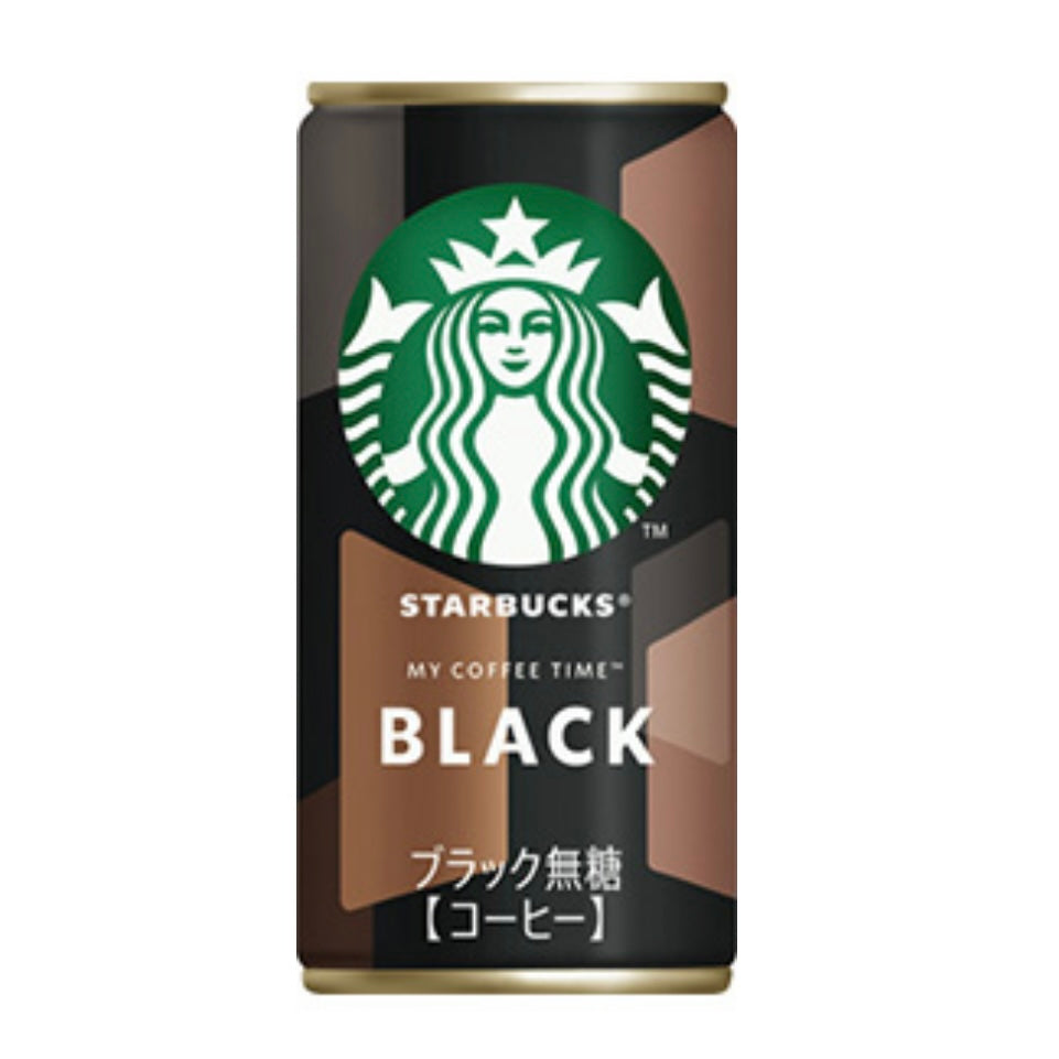 Suntory Starbucks My Coffee Time Black Coffee 185g Can Yui mart