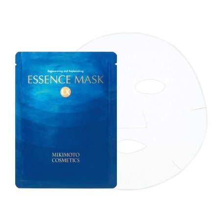 Mikimoto Cosmetics Moonpearl Essence Mask LX 6 Sheets package detail