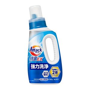 Kao Attack Antibacterial EX Japanese liquid laundry detergent 750g bottle