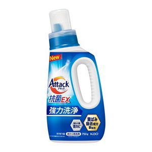 Kao Attack Antibacterial EX liquid laundry detergent 750g front bottle