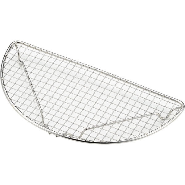 Yoshikawa half-moon stainless steel fried food serving rack YJ3253