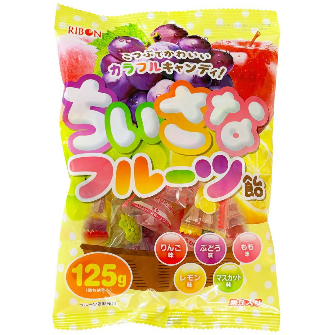 Ribbon Small Fruit Candies – 125g Yui mart