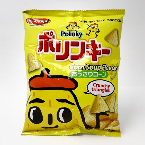 Koikeya Polinky Corn Soup Chips Japanese Corn Snack 45g