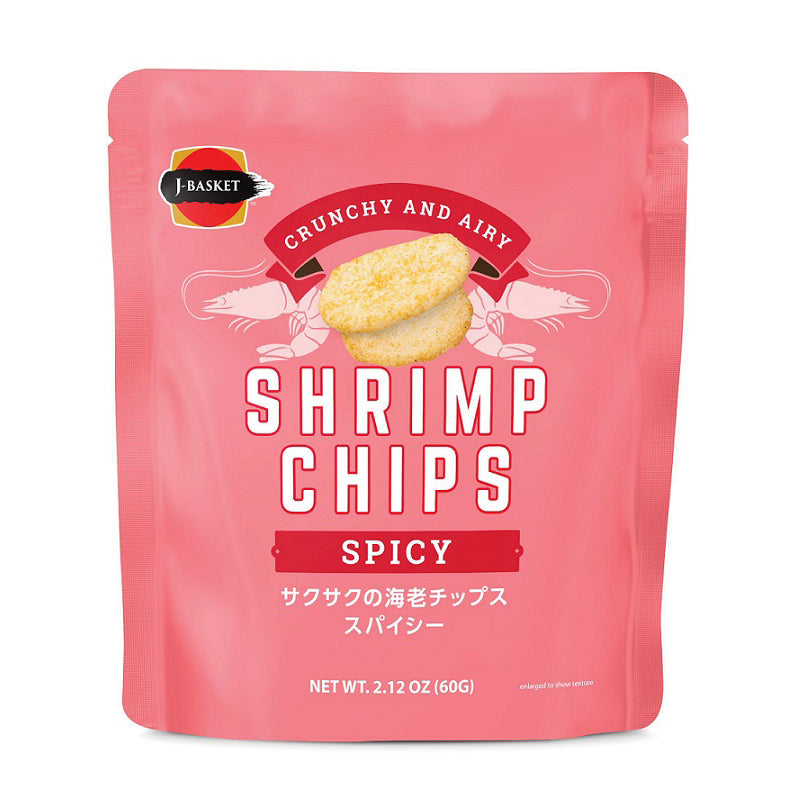 J-Basket Shrimp Ebi Chips Spicy Flavor 2.12 oz