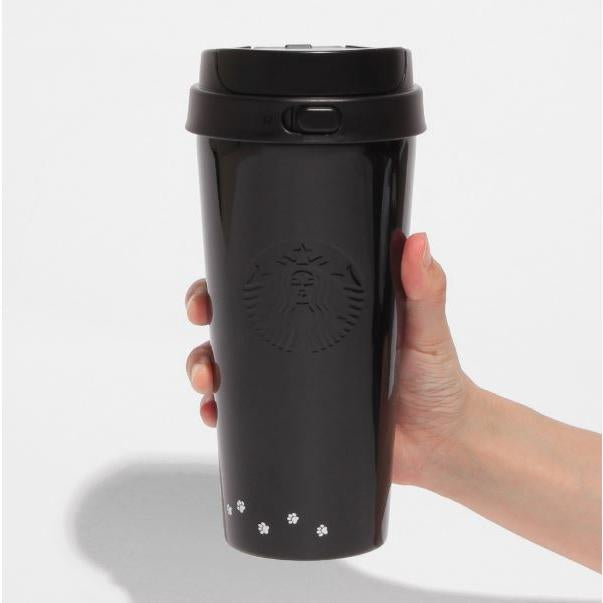 Starbucks 2025 Stainless Steel TOGO Bottle, Cat Design, 473ml