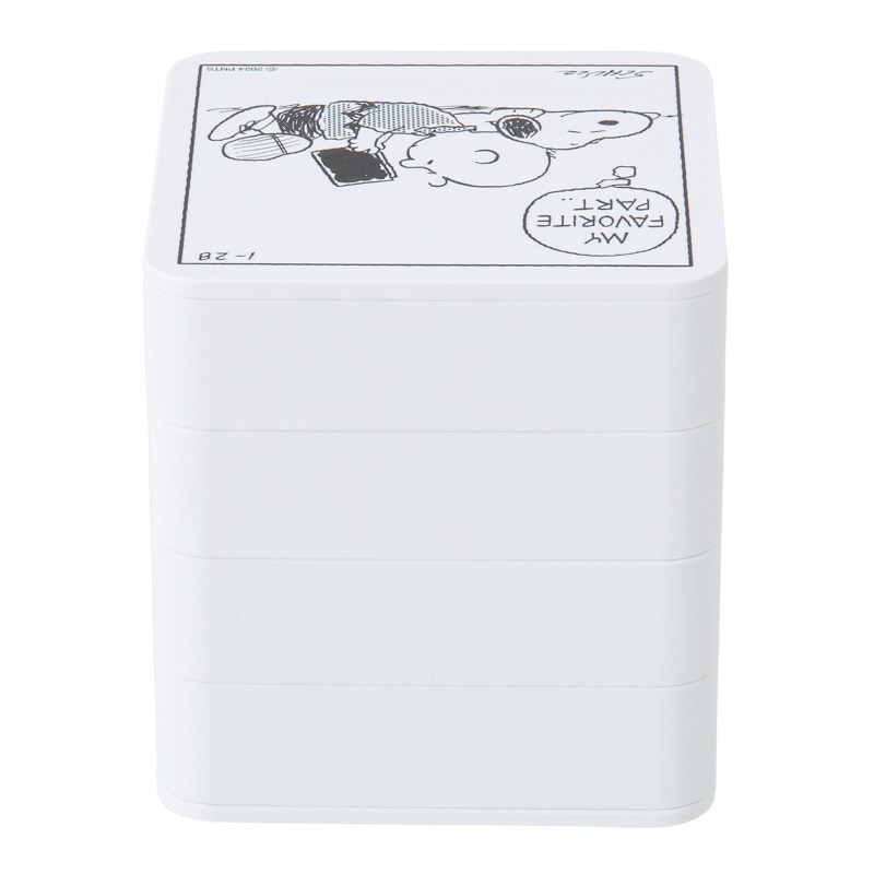 Yamazaki Jitsugyo Tower Snoopy PEANUTS Accessory Tray Square Yui mart