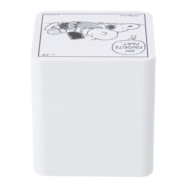 Yamazaki Jitsugyo Tower Snoopy PEANUTS Accessory Tray Square Yui mart