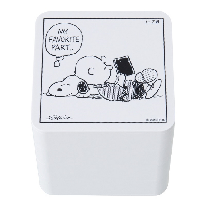 Yamazaki Jitsugyo Tower Snoopy PEANUTS Accessory Tray Square Yui mart