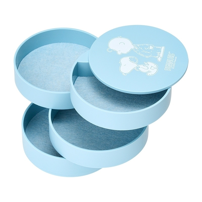 Yamazaki Industries Tower Snoopy PEANUTS Accessory Tray Blue Yui mart