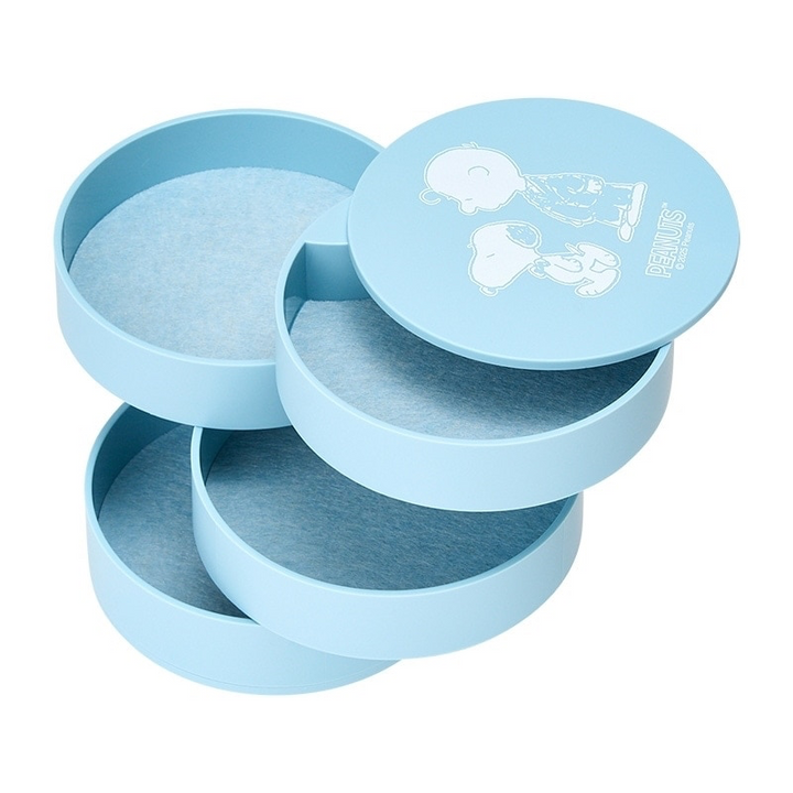 Yamazaki Industries Tower Snoopy PEANUTS Accessory Tray Blue Yui mart