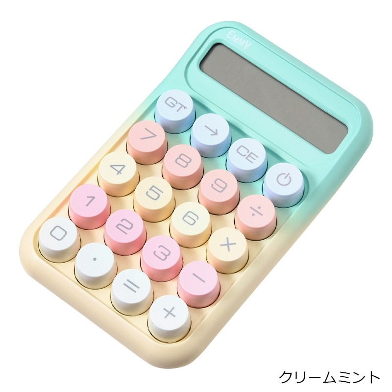 EMMY Pastel Calculator Mini Size Yui mart