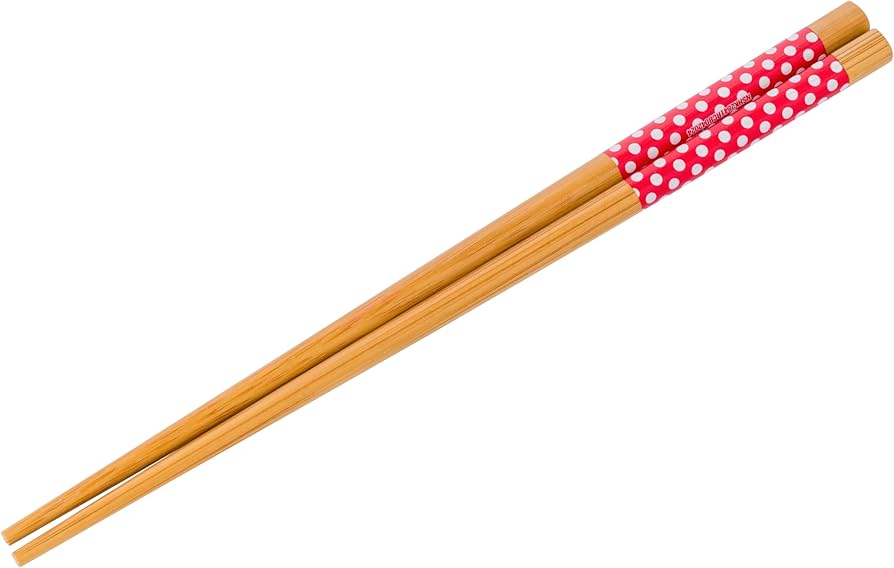 Red dotted chopsticks Yui mart