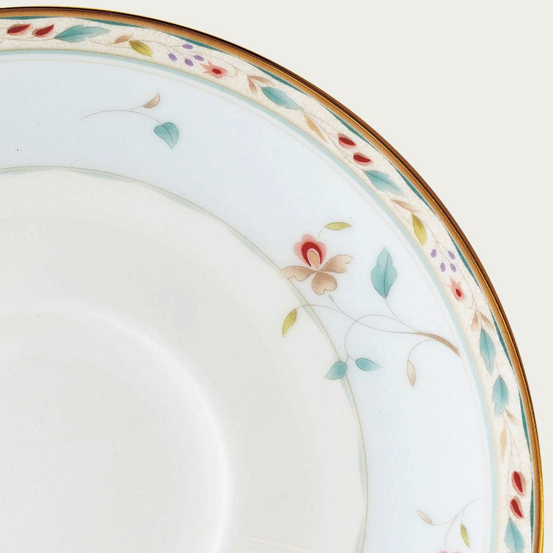 Noritake P50717A/4409-56 Cup & Saucer (Color Changing Pair Set) (Both Coffee & Tea), 7.5 fl oz (215 cc), Flower Chisel, 2 Guests, Pink, Blue, Bone China Yui mart