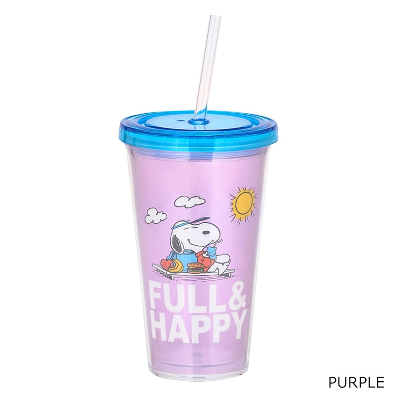 Snoopy PEANUTS Straw Tumbler Yui mart