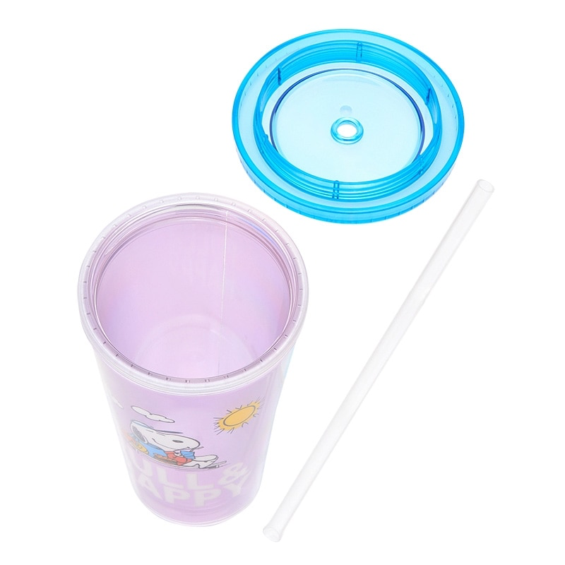 Snoopy PEANUTS Straw Tumbler Yui mart