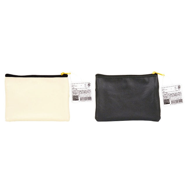 Flocky W zipper pouch Yui mart