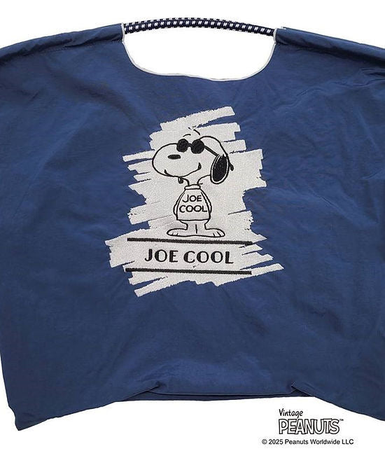 Ball & Chain Shopping Bag Joe Cool Snoopy #32, Size L，Navy-326106