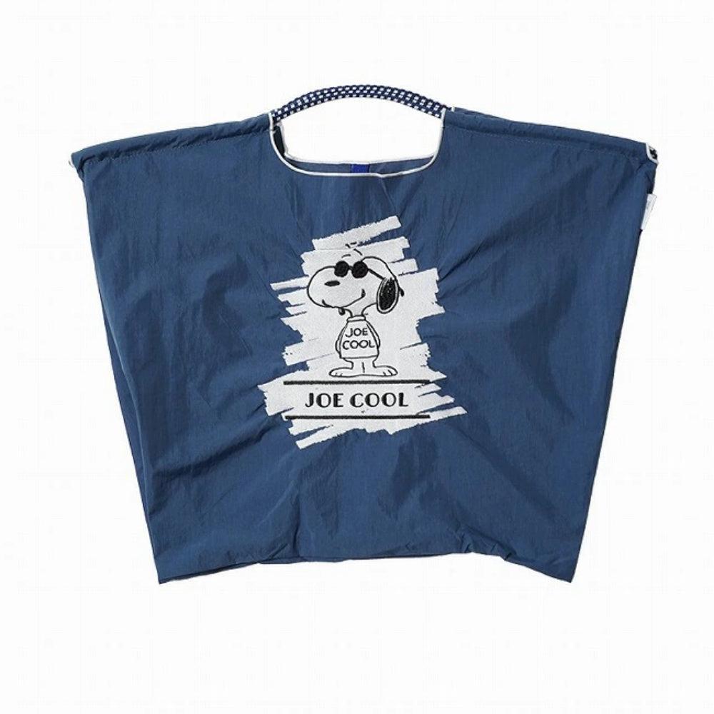 Ball & Chain Shopping Bag Joe Cool Snoopy #32, Size L，Navy-326106