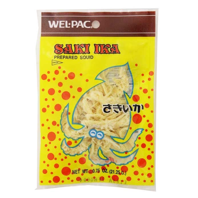 WEL PAC Ika Saki Shredded Squid Cuttlefish 56.7g