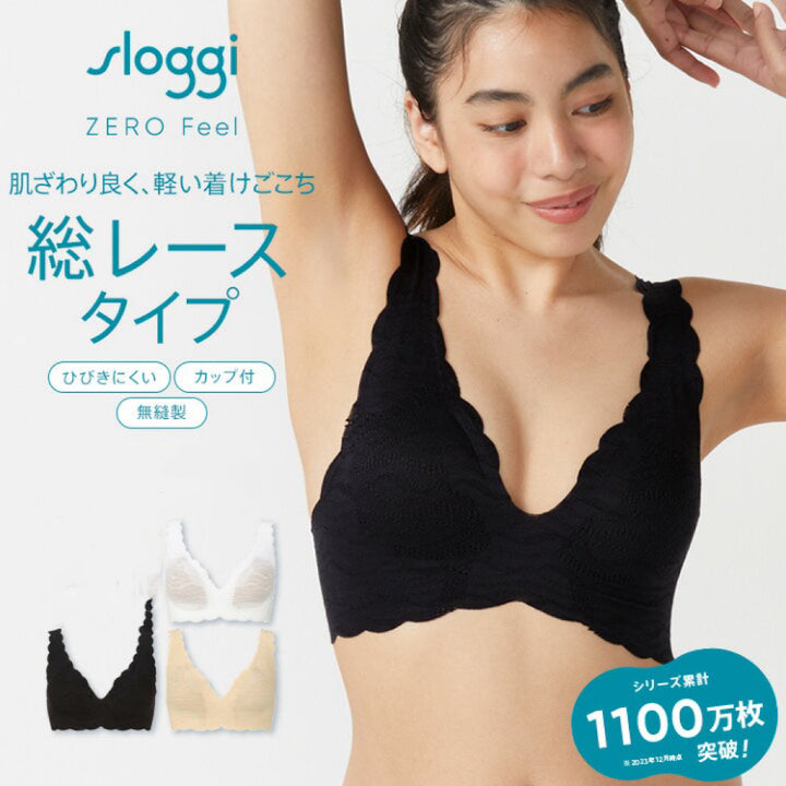 Sloggi Zero Feel® Lace Wire-Free Comfort Sports Bra (Size: M)