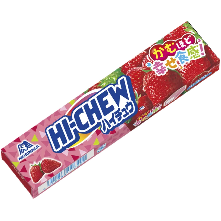 HI-CHEW Soft Chewy Fruit Candy Strawberry Flavor 12tablet Yui mart