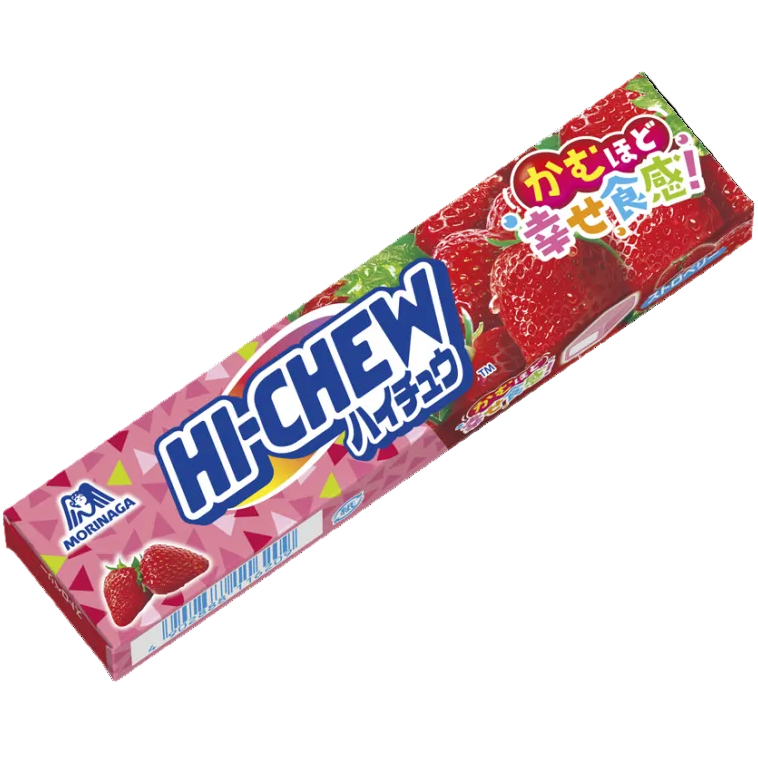 HI-CHEW Soft Chewy Fruit Candy Strawberry Flavor 12tablet Yui mart