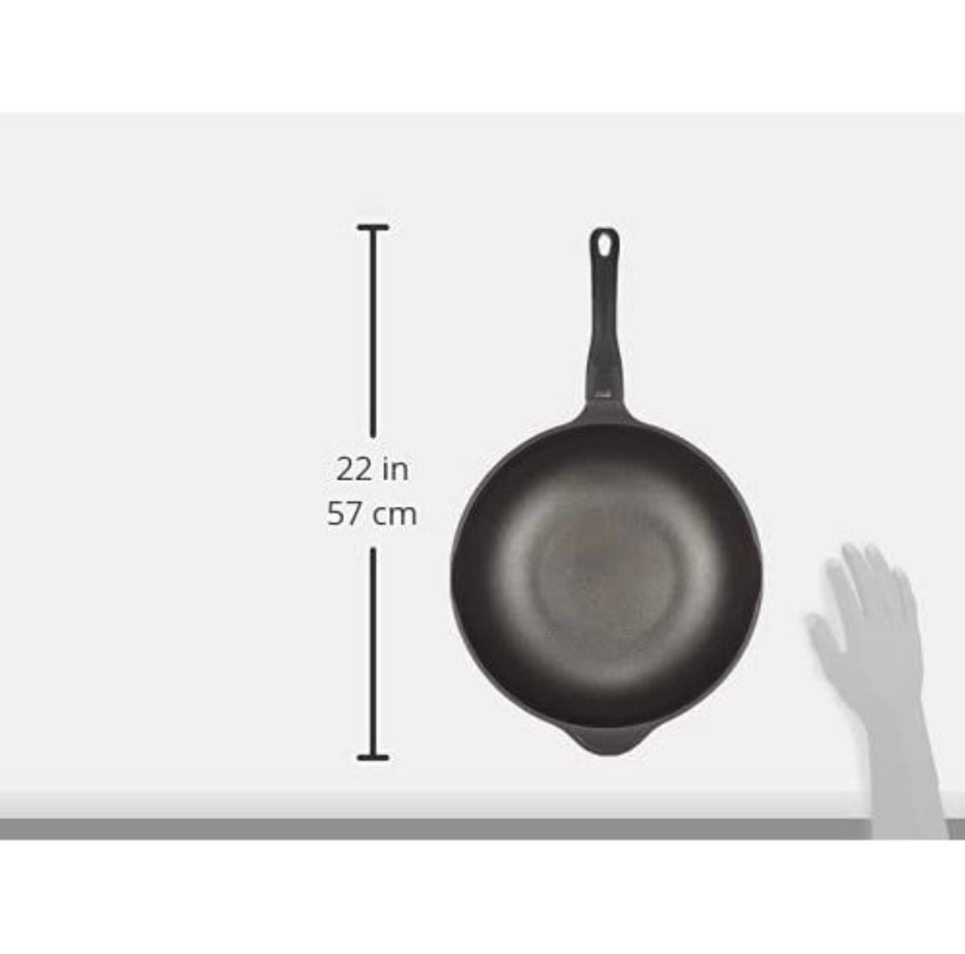 Peace Fraise 32cm Deep Non-Stick Frying Pan – Diamond-Coated Surface, Gas Stove Compatible, Scratch-Resistant