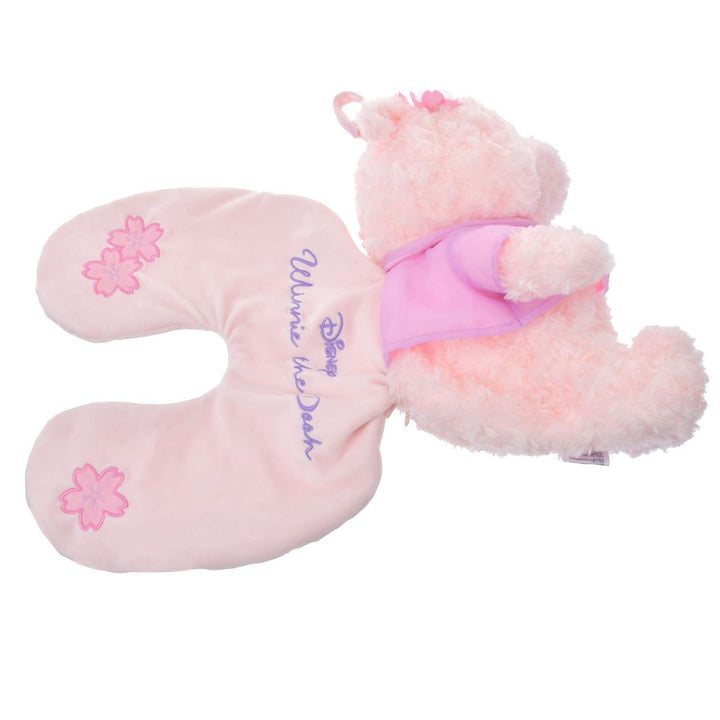 Tokyo Disney Sakura Series 2-Way Travel Neck Pillow – Winnie the Pooh