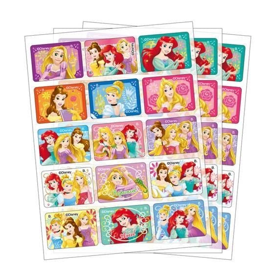 Japan Bandai Disney Princess Insect Repellent Stickers – 12-Hour Protection, 45 Stickers per Pack