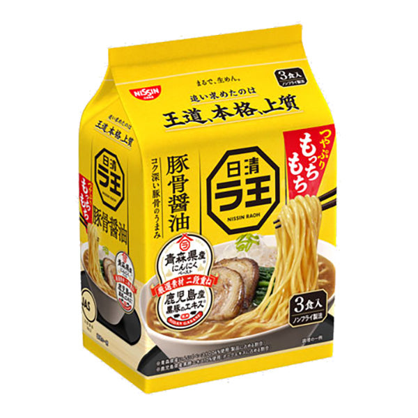 Nissin Raoh Tonkotsu Shoyu Instant Ramen 3-Pack 279g Nissin