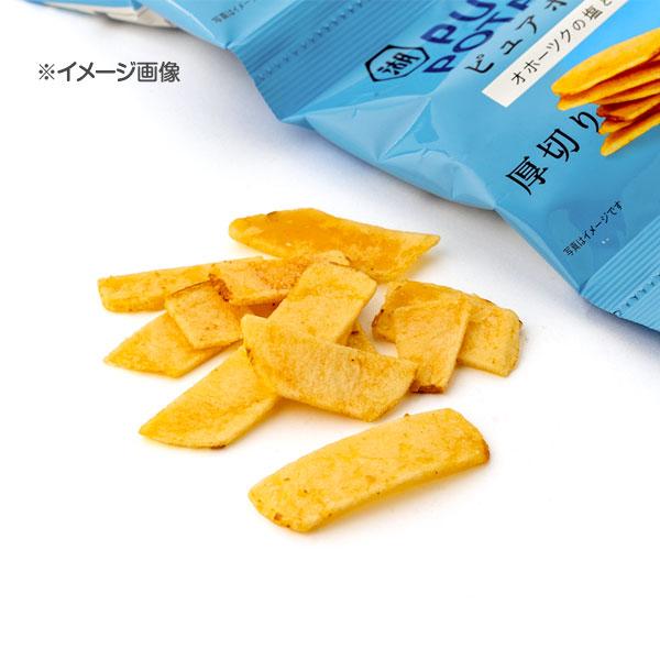 Koikeya Pure Potato Thick-Cut Okhotsk Salt & Rock Salt 4-Pack 52g Koikeya