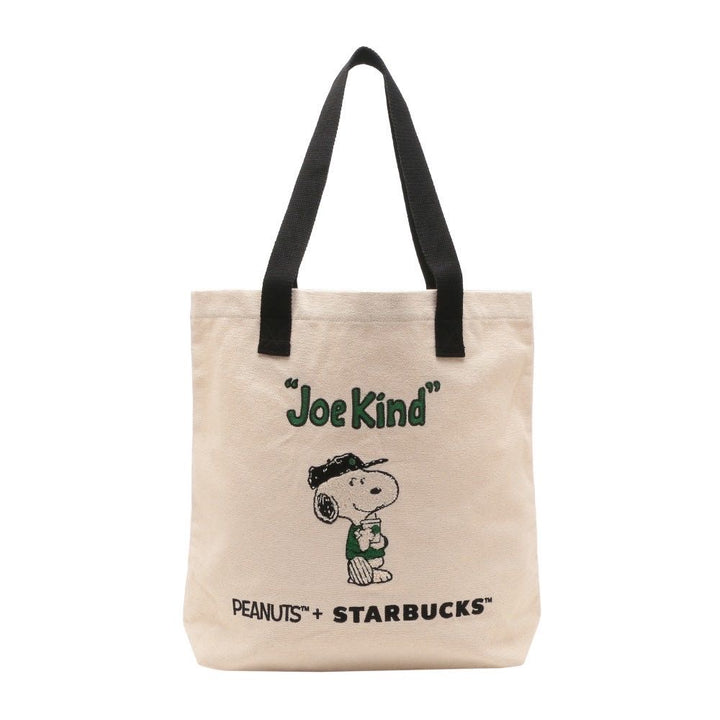 Starbucks Japan × Snoopy Limited Edition Canvas Tote Bag – Shoulder Style
