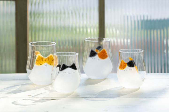 [Made in Japan] My Family Cat Glass (Single Piece) Yui mart