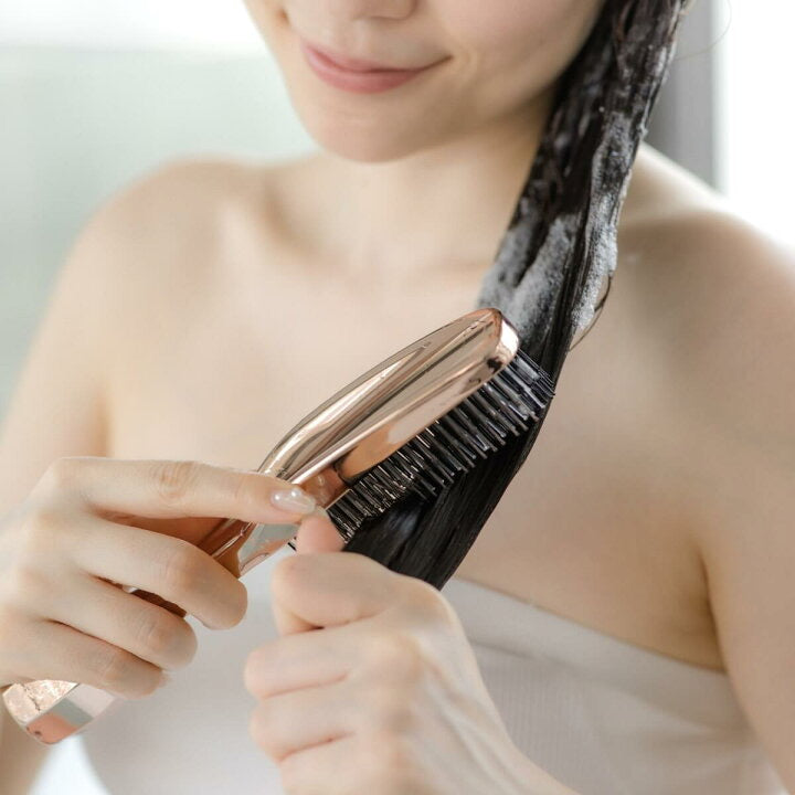 DR SCALP Zeus II Scalp Care & Anti-Hair Loss Massage Brush – Japan, Dry & Wet Use, Gift Box Set