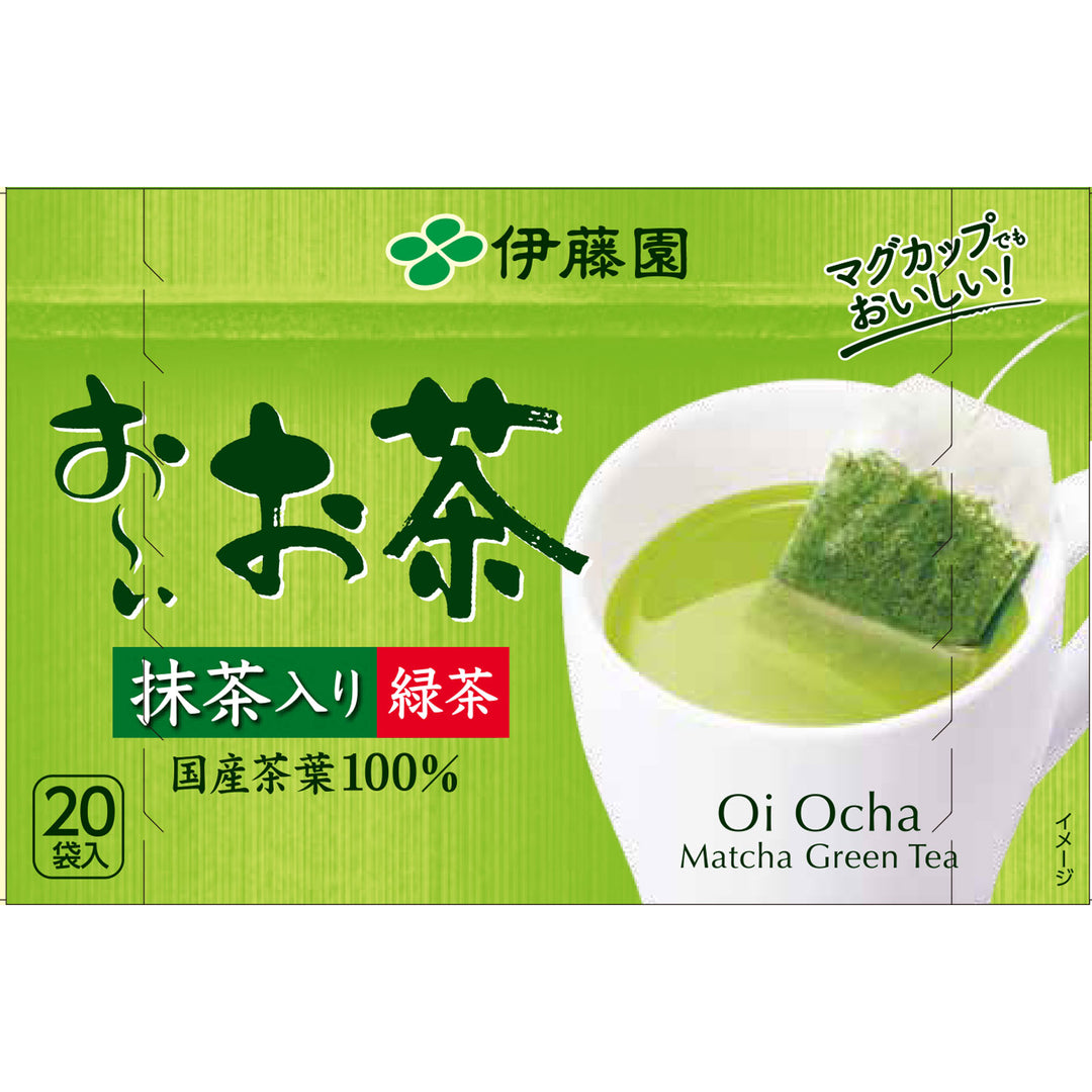 Oi Ocha Eco Tea Bags Green Tea 20 Bags Yui mart