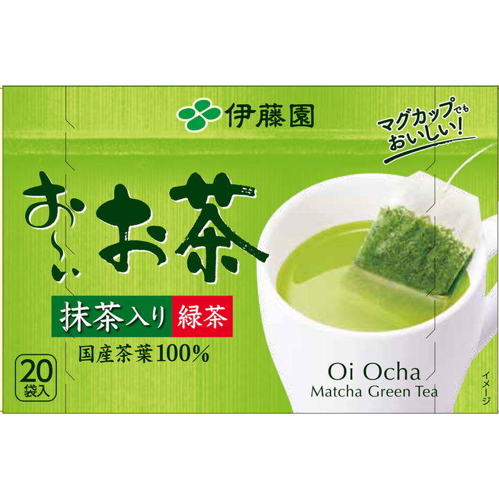 Oi Ocha Eco Tea Bags Green Tea 20 Bags Yui mart