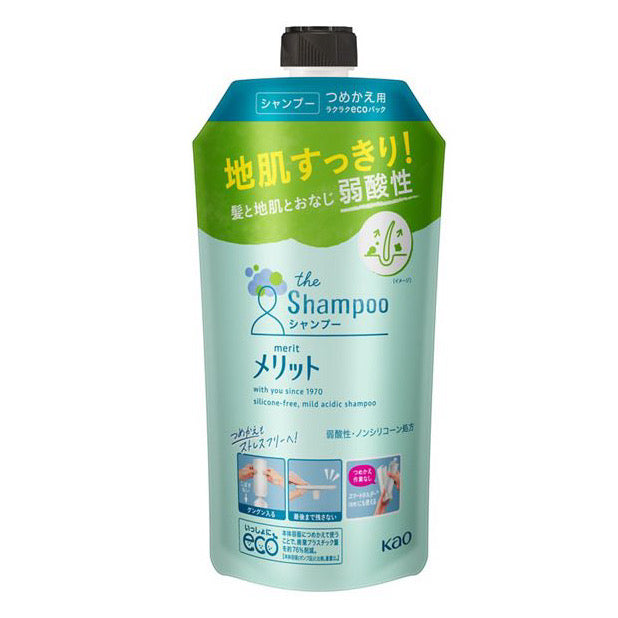 Kao Merit Scalp Health Anti-Dandruff Shampoo 450ml Umeko Zakka