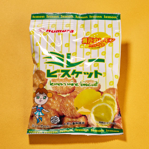 Nomura lemon-flavored Japanese millet biscuit snack 70g