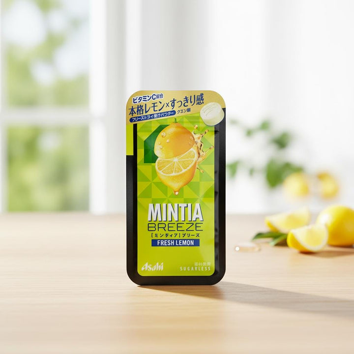 ASAHI Mintia Breeze Fresh Lemon Candies 30 tablets （22g） Yui mart