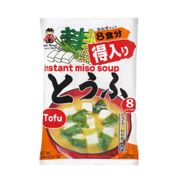 Miko Shinsyu-ichi Instant Miso Soup with Tofu – 8 Individually Wrapped Servings Umeko Zakka