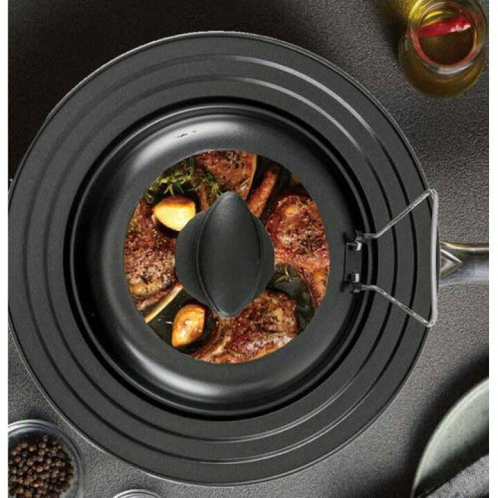 Leans See-Through & Hangable Lid, Compatible with 30cm/32cm Pots, RE-7373